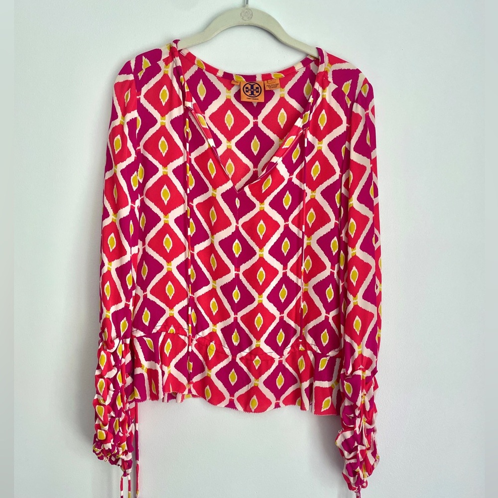 Tory Burch Silk Printed Blouse